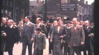 preview picture of video 'Miners procession Rotherham Wellgate'