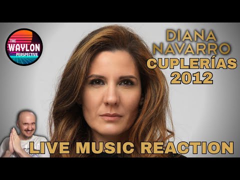 FIRST TIME REACTION TO Diana Navarro - Cuplerías | LIVE 2012 | PASSIONATE & INCREDIBLE PERFORMANCE!!