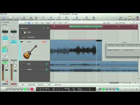 Apple Logic Tutorial - Recording Vocals and Guitar in Logic