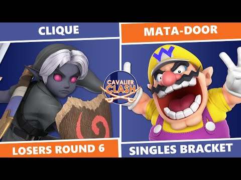 Cavalier Clash #3: Losers Round 6 - Clique (Young Link) Vs Mata-Door (Wario) SSBU Singles