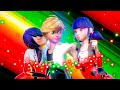 Miraculous Ladybug Marinette X Adrien X Kagami TRIO TRANSFORMATION