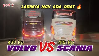 Download lagu VOLVO vs SCANIA‼️ADU KEKUATAN MESIN TREK LURUS 🔥 ( DRAG RACE BUS ) mp3