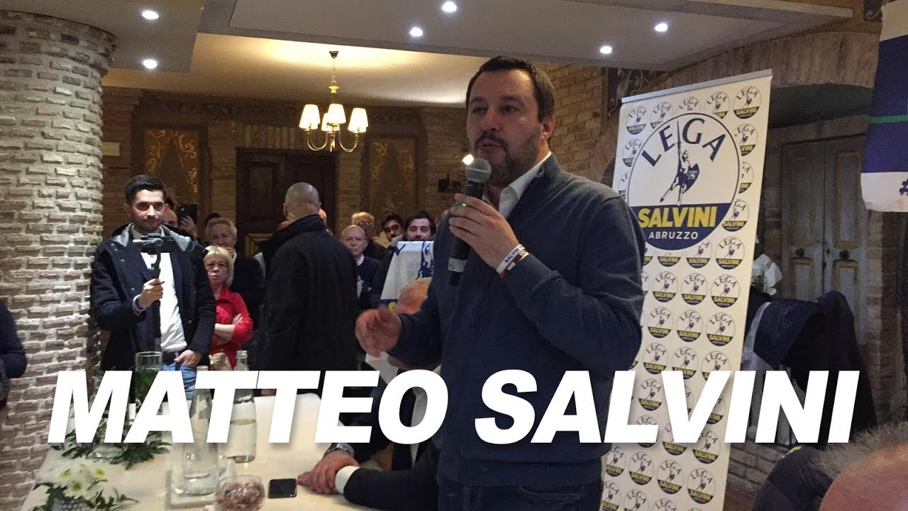 Matteo Salvini torna a L’Aquila, la diretta