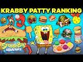 SpongeBob Official: Krabby Patties Ranked By Size!