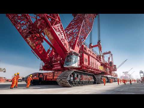 Millimeter-Perfect Lifts Under Extreme Loads. Full Documentary on Mega cranes & heavy construction.