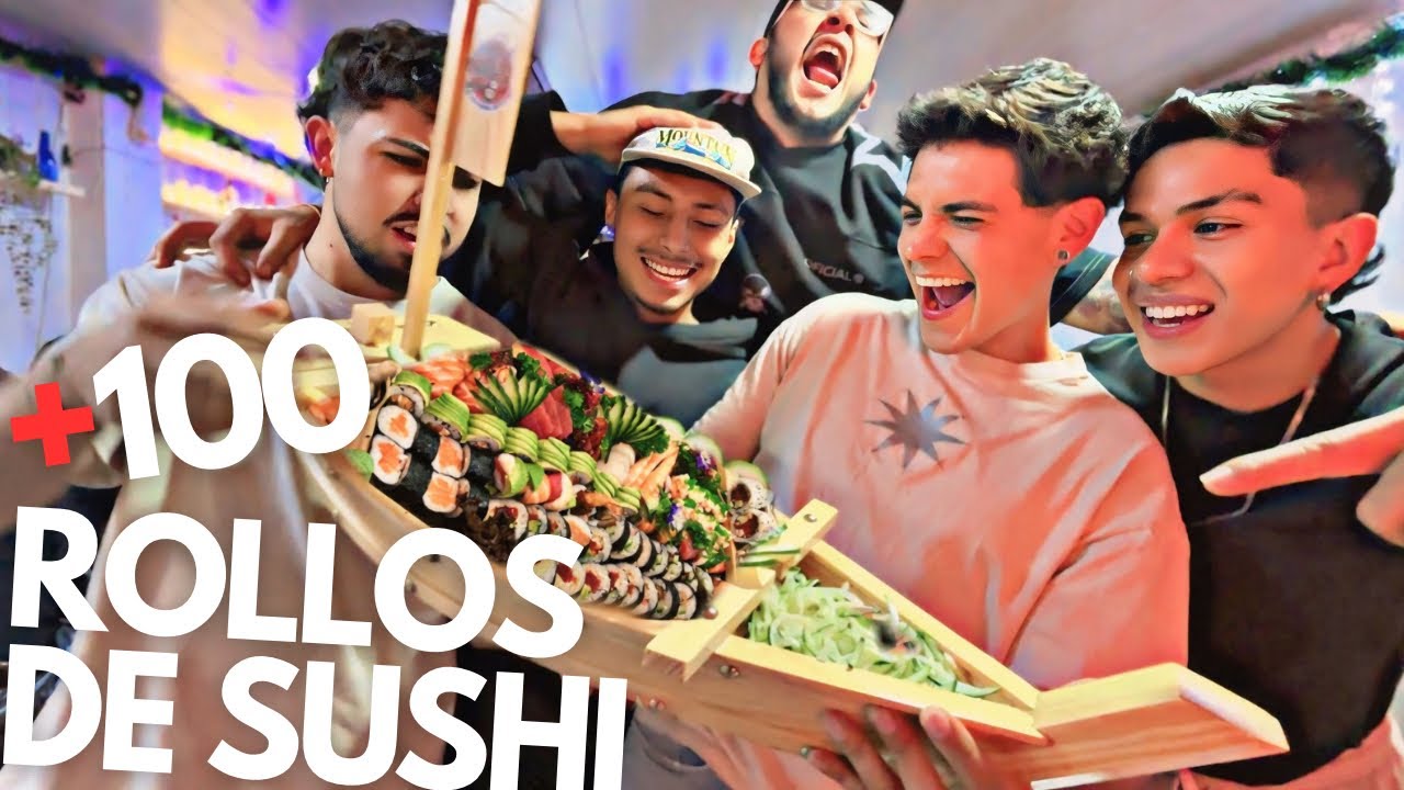 😝Reto WASABI con la Crew (malísima idea), Comiendo con la Crew. 