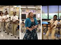Teacher And Pupils Rap For Class Grade