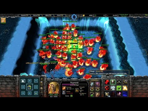 Warcraft 3 | Custom Hero Survival 2019 | Sustain Baby | TiberAzure