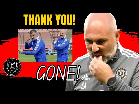 ORLANDO PIRATES SAD NEWS AS COACH LEAVES THE CLUB/ SERGIO ALMENARA