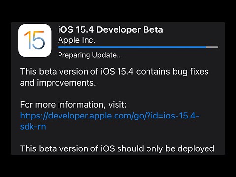 iOS 15.4 developer beta 1 out !