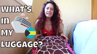 What I Packed For My FIRST Cruise || Carnival Victory Cruise Bahamas 2018