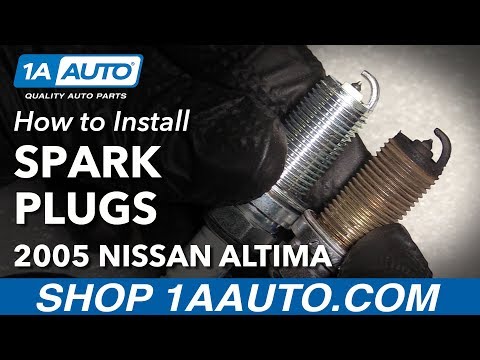 How to Replace Spark Plugs 02-06 Nissan Altima 2.5L