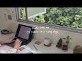 Rainy Day Study With Me 2 Hours No Break Real Time No Music Real Rain