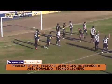 Primera D 2015   Fecha 19   Alem 1 Centro Español 0   Resumen