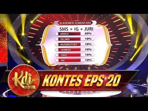 Tanpa Terduga, Ardea Memuncaki Klasemen Sementara! Mantap! - Kontes KDI Eps 20 (31/8)