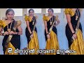 2 Minute Dhavani Half Saree Draping Tutorial For Beginners How To Wear Dhavani In Perfect Shape