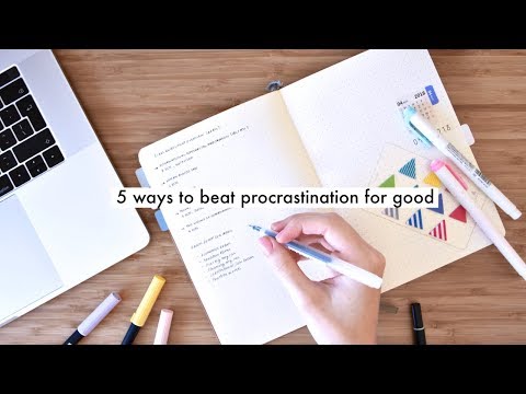 HOW TO STOP PROCRASTINATING FOREVER » 5 productivity tips