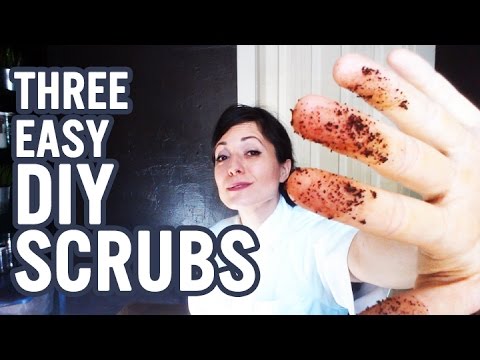 Three Easy DIY Scrubs | Natural Body Scrub Recipes...| SimpleCareSteph Video