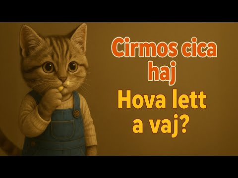 Cirmos cica haj 🐱✨ Hova lett a vaj? 🧈 Vicces magyar gyerekdal 🎵