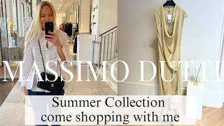MASSIMO DUTTI SUMMER COLLECTION COME SHOPPING WITH ME TO MASSIMO DUTTI