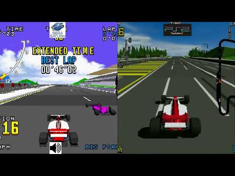 Virtua Racing SATURN VS PS2 Console Vs Console