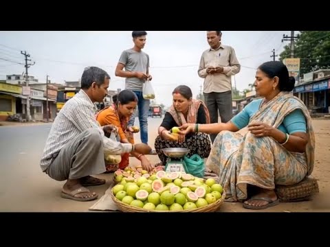 जब DM मैडम की माँ बाजार मे अमरुद बेच रही थी तो एक पुलिस वाले ने आम ओरत समझ कर उसकी टोकरि सड़क पर फेक 