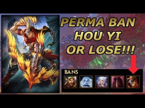 This is why I PERMA BAN Hou Yi - Masters Ranked 1v1 Duel - SMITE