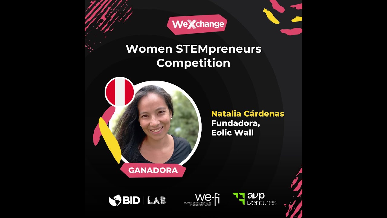 WeXchange 2024: Women STEMpreneurs Competition presenta Eolic Wall