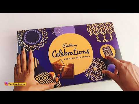 Unboxing Cadbury Celebrations Premium Selection Pack & QR Code Message Review  @theviewreview2019