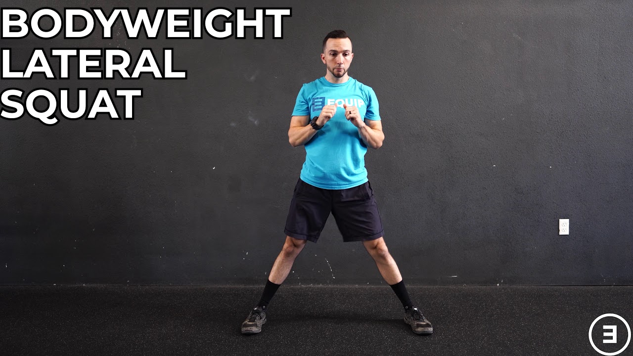 Bodyweight Lateral Squat