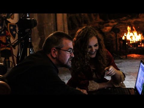 Photo shoot at Comlongon Castle with Robyn Stapleton