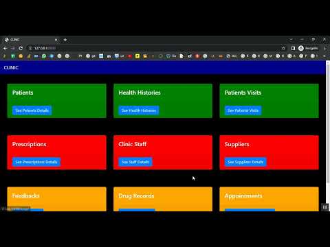 Clinic Mangement Drug Process in Django Python