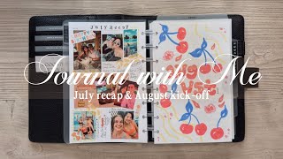 From burnout to balance ☁️ — journaling my way through a mindful August reset