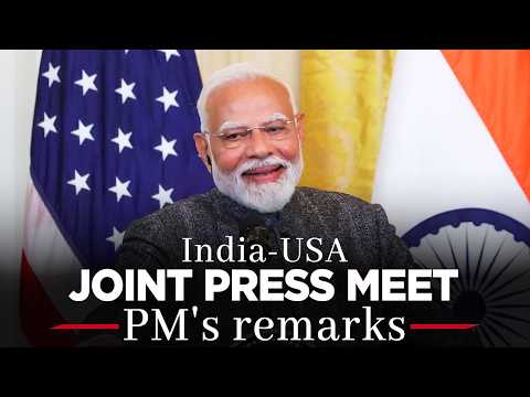 PM Modi's remarks during joint press meet with US President Trump