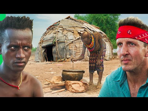 Surviving 24 Hours with Africa's Toughest Tribe!!