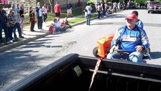 preview picture of video '2011 Laurel MD Main Street Parade - Racing Mowers - Maryland Mafia Mower Racing Team 2'