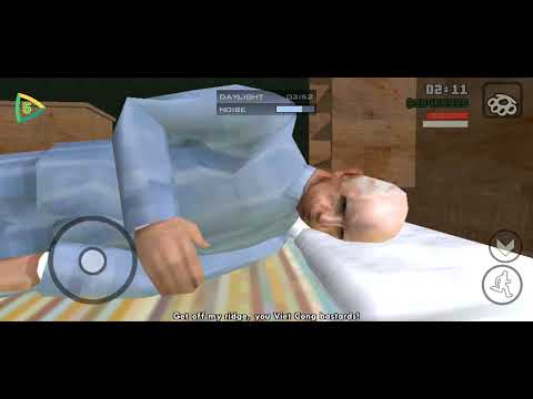 Playing GTA San Andreas on my mobile phone