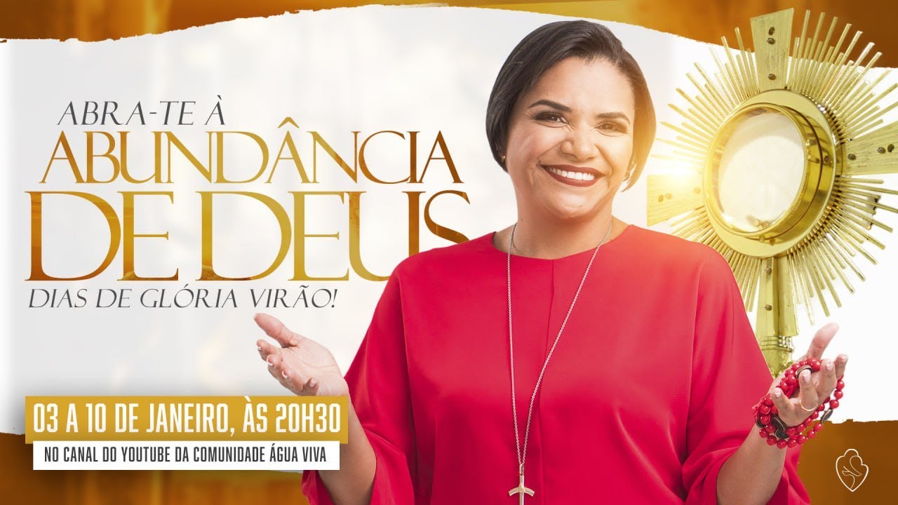 ABRA-TE À ABUNDÂNCIA DE DEUS | TERÇO DA VITÓRIA PELO SANGUE DE JESUS | 04/01/2025, às 20h30