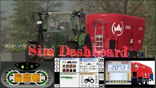 LS22 Sim Dashboard #19 Mischwagen Zusatzdisplay