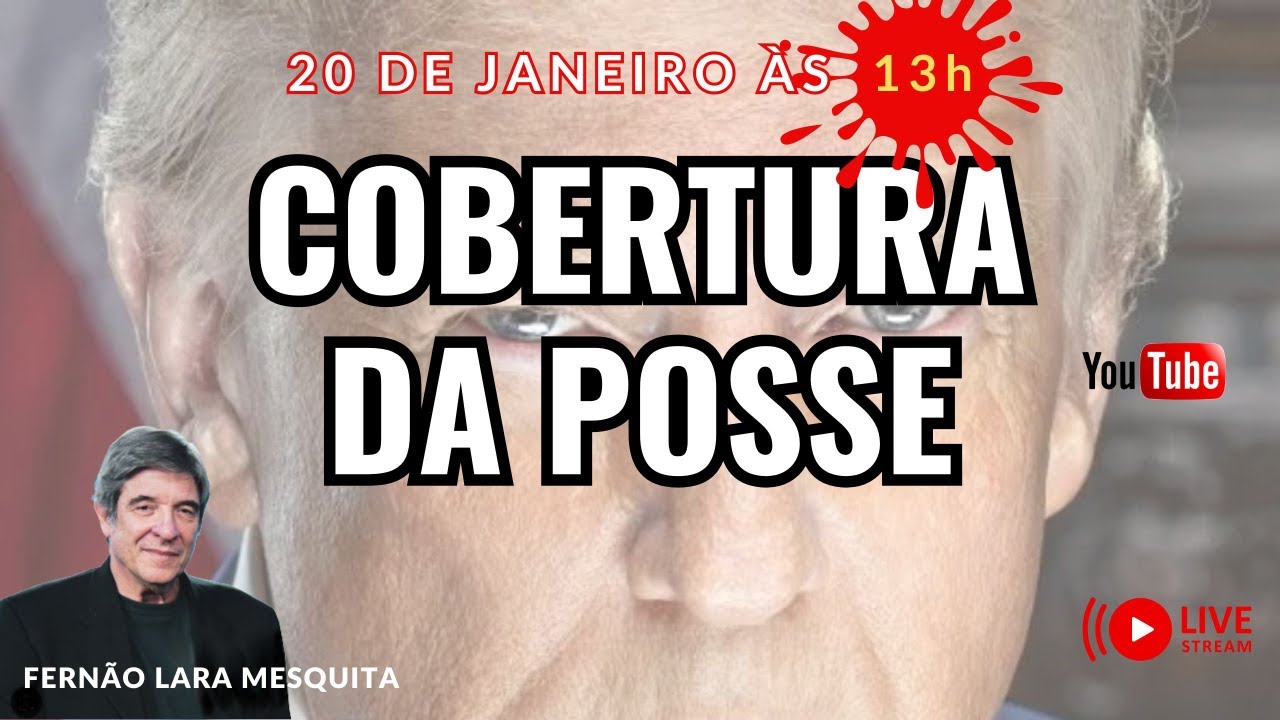20/01/25 - AO VIVO - COBERTURA DA POSSE DO TRUMP