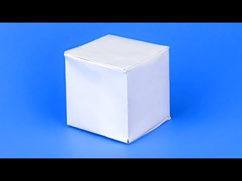 How to make a Paper 3D Cube with a4 paper // New Way