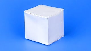 How to make a Paper 3D Cube with a4 paper // New W