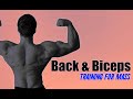 Back & Biceps (FULL WORKOUT) Training for Mass
