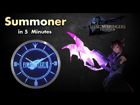 Summoner/SMN in 5 minutes ( Final Fantasy XIV - Job Overview)