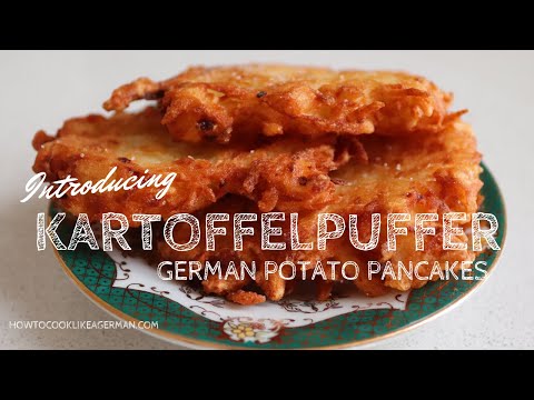 Kartoffelpuffer German Fried Potato Pancakes
