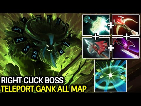 Nature's Prophet Right Click Boss – Teleport Gank All Map Dota 2