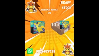 Ascended Heros ETB RM390 ONLY !!!!