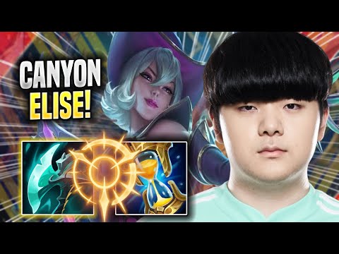 CANYON IS SO GOOD WITH ELISE! - DK Canyon Plays Elise JUNGLE vs Volibear! | Season 2022