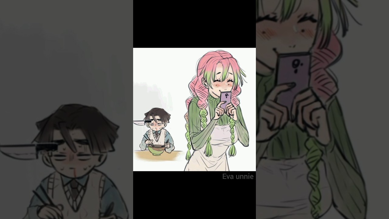 modern Mitsuri and Obanai 💗 #ytshorts