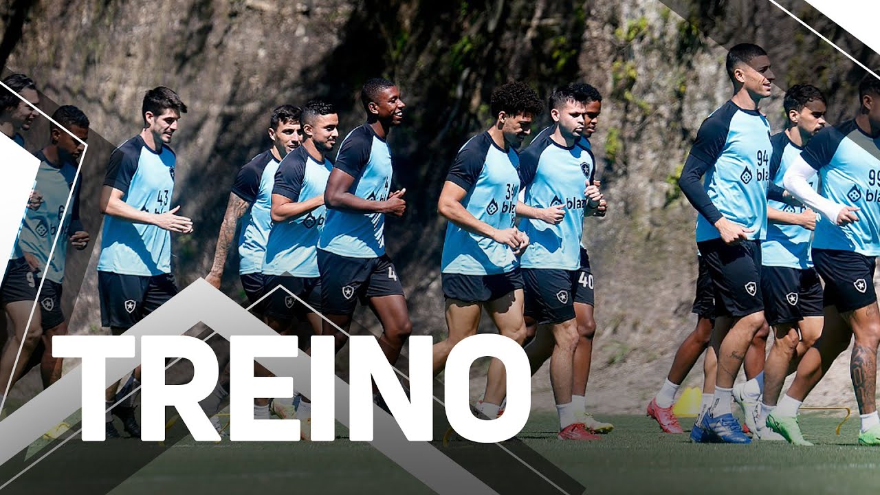 VÍDEO: Botafogo divulga imagens de treino na preparação para jogo com o Fortaleza VÍDEO: Botafogo divulga imagens de treino na preparação para jogo com o Fortaleza